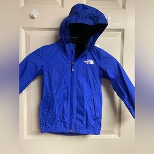The North Face Kids Blue Hooded Rain Jacket